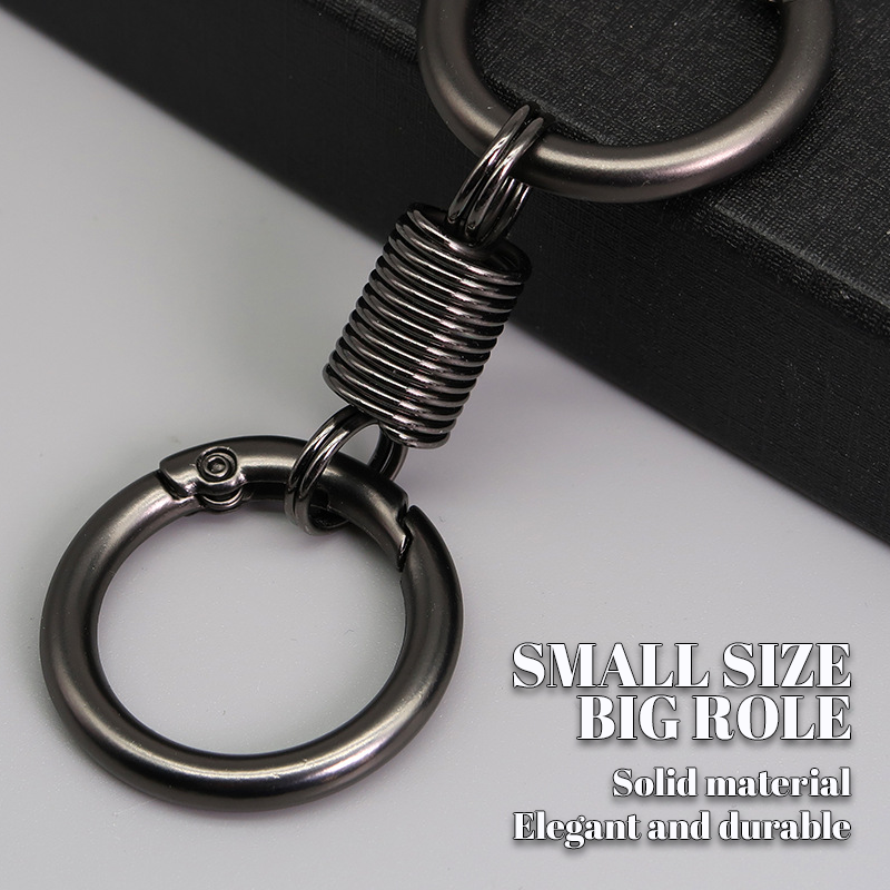 (🔥2024Last Day Promotion - 49% off)Nordic Retro Spring Double Ring Keychain