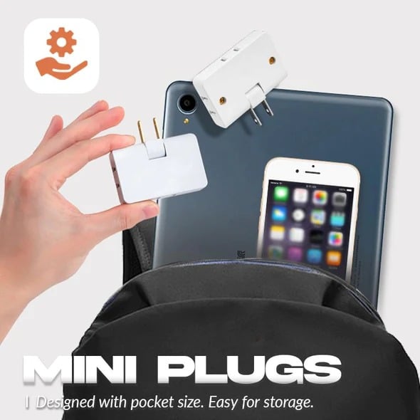 (🔥2024Last Day Promotion - 49% off)2024-180 Degrees Rotatable Socket Converter