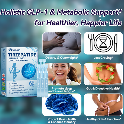 【Last Day Promotion 66% OFF】🌱 𝑪𝒗𝒓𝒆𝒐𝒛® NIDDK-Tirzepatide Oral Solution ✅Use once every two days, | Lose 20 pounds quickly | Reduce sugar by 90% |)👩‍⚕️