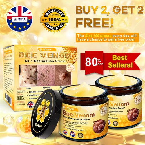 𝑶𝒇𝒇𝒊𝒄𝒊𝒂𝒍 𝑺𝒕𝒐𝒓𝒆✅ EQVP® 𝘽𝙀𝙀 𝙑𝙀𝙉𝙊𝙈 𝑺𝒌𝒊𝒏 𝑹𝒆𝒔𝒕𝒐𝒓𝒂𝒕𝒊𝒐𝒏 𝑪𝒓𝒆𝒂𝒎 –👩🏻‍⚕️ Anti-aging,Hydrating, Skin Repair, Even Tone, Acne and Dark Spot Treatment, Wart and Mole Removal, Psoriasis Relief