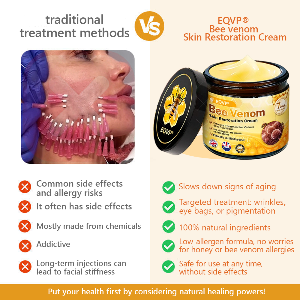 𝑶𝒇𝒇𝒊𝒄𝒊𝒂𝒍 𝑺𝒕𝒐𝒓𝒆✅ EQVP® 𝘽𝙀𝙀 𝙑𝙀𝙉𝙊𝙈 𝑺𝒌𝒊𝒏 𝑹𝒆𝒔𝒕𝒐𝒓𝒂𝒕𝒊𝒐𝒏 𝑪𝒓𝒆𝒂𝒎 –👩🏻‍⚕️ Anti-aging,Hydrating, Skin Repair, Even Tone, Acne and Dark Spot Treatment, Wart and Mole Removal, Psoriasis Relief